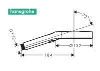 TELEDUCHA 130 3jet RAINFINITY HANSGROHE